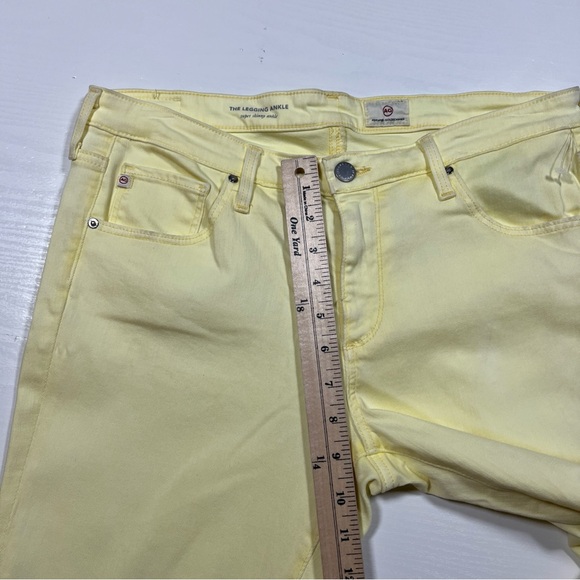 AG Adriano Goldschmied Legging Super Skinny Ankle Jean Womens 31 Raw Hem New - Picture 10 of 16